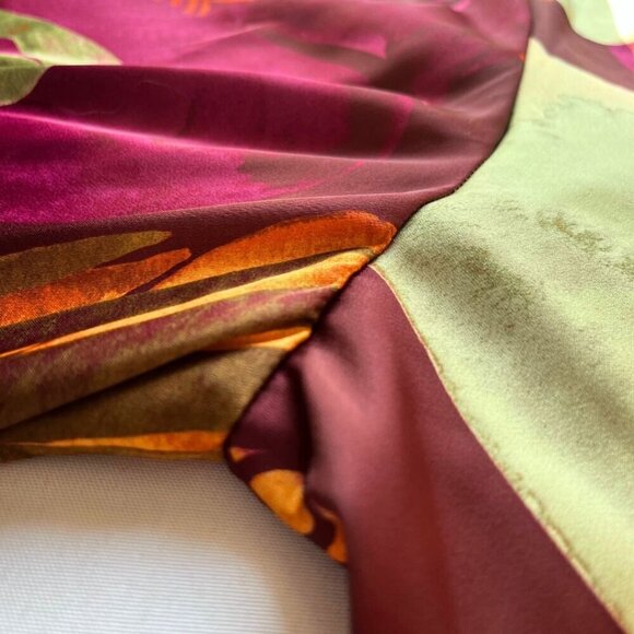 ANDREA IYAMAH TAKWA COLORFUL FRONT-TIE KIMONO MIDI DRESS IN EVE PRINT - OS - Picture 9 of 13